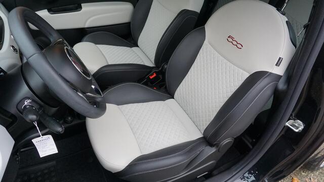 Fiat 500 1.0 Hybrid 70PK Dolcevita Elektrisch schuif/kantel Pano.dak H-Leder Sportstoelen Virtual 16inch LM 44079km!
