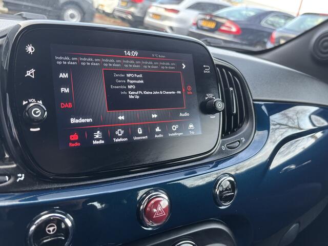 Fiat 500 1.0 Hybrid Club | Bluetooth | Cruise | Parkeer Sensoren | Zwarte Hemel