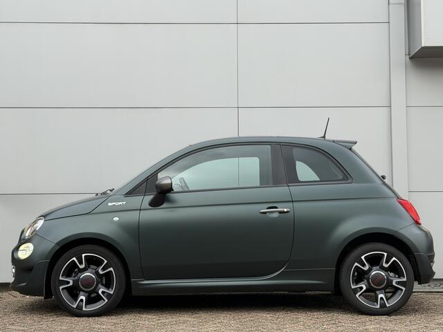 Fiat 500 1.0 Hybrid 70 PK Sport | Carplay | Clima | Cruise | "Matt Groen"
