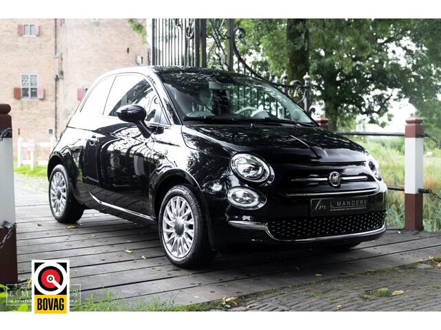 Fiat 500 1.0 Hybrid Lounge 2021 ZWART | Apple CarPlay | Airco | Cruise Co