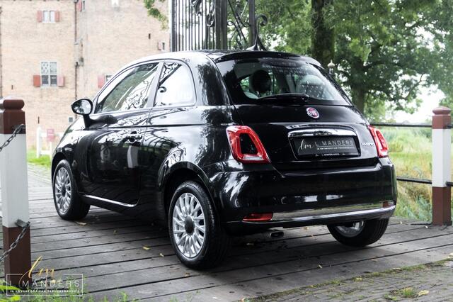 Fiat 500 1.0 Hybrid Lounge 2021 ZWART | Apple CarPlay | Airco | Cruise Co
