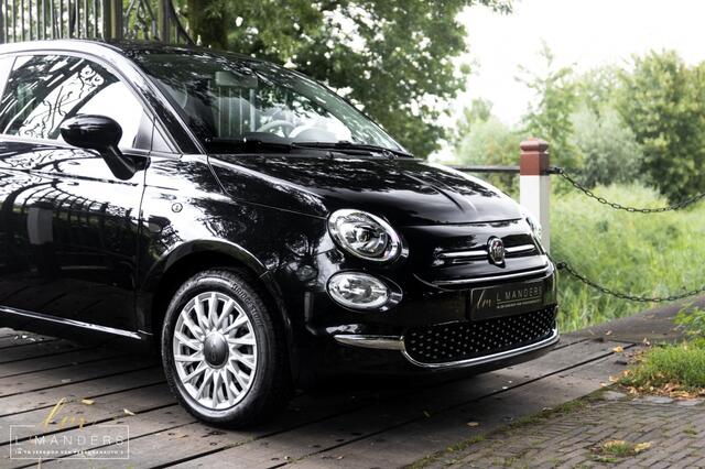 Fiat 500 1.0 Hybrid Lounge 2021 ZWART | Apple CarPlay | Airco | Cruise Co