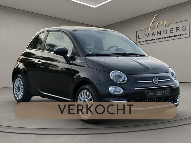Fiat 500 1.0 Hybrid Dolcevita 2023 ZWART | Panoramadak | Apple CarPlay |