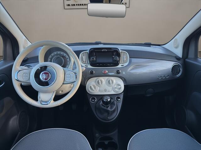 Fiat 500 0.9 TwinAir Turbo Lounge 2019 GRIJS | Schuifdak | Airco | Naviga