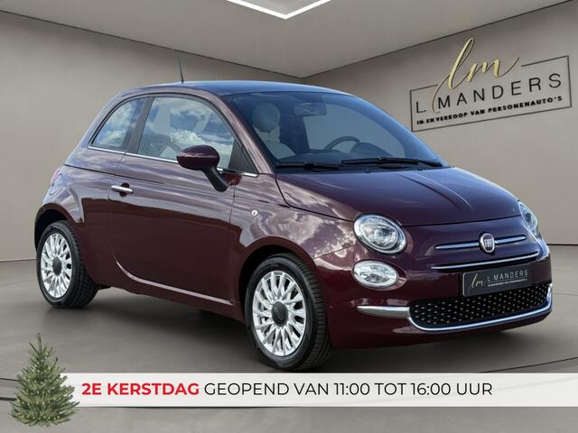 Fiat 500 1.0 Hybrid Dolcevita 2021 BORDEAUX | Apple CarPlay | Panoramadak