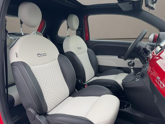Fiat 500 1.0 Hybrid Dolcevita 2023 ROOD | Panoramadak | Apple CarPlay