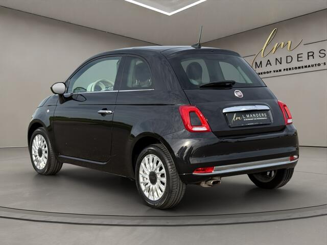 Fiat 500 1.2 Lounge 2018 ZWART | Navigatie | Panoramadak