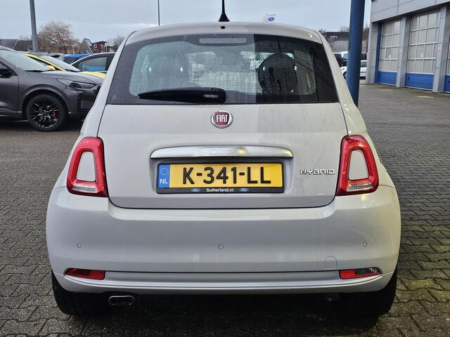 Fiat 500 1.0 Hybrid Launch Edition Climate control | Schuif-kanteldak | Multifunctioneel stuurwiel | Digitaal dashboard | Half leder etc.