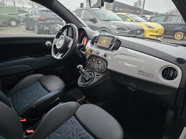 Fiat 500 1.0 Hybrid Launch Edition Climate control | Schuif-kanteldak | Multifunctioneel stuurwiel | Digitaal dashboard | Half leder etc.
