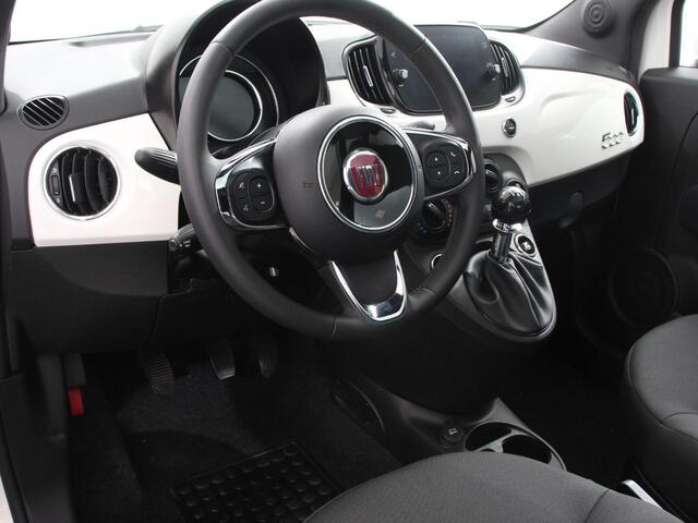 Fiat 500 1.0 Hybrid Dolcevita Finale Panorama dak Airco Cruise Control Navigatie Apple Carplay/Android Auto Dab Digitale Cockpit Parkeer Sensoren Lichtmetalen Velgen 16" Led