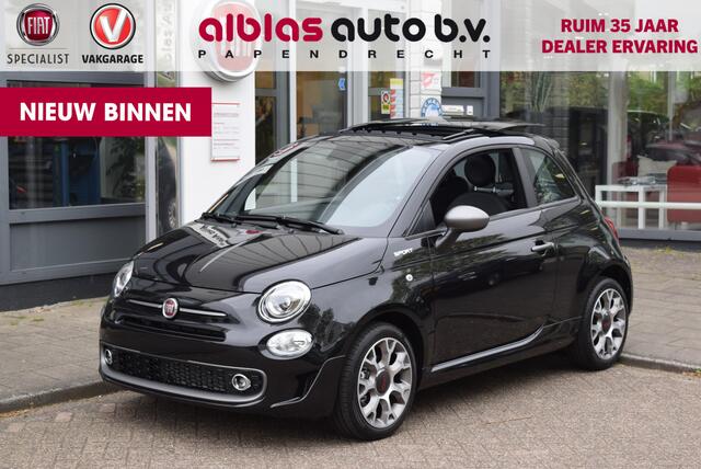 Fiat 500 1.0 Hybrid Sport Schuif/Kantel | Clima | 16" | PDC