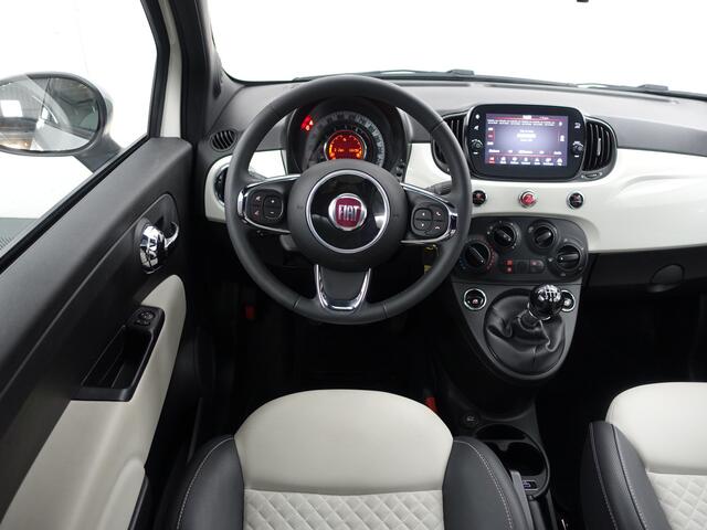 Fiat 500 1.0 Hybrid Dolcevita- Panoramadak, Two Tone, Carplay, Android Auto, Design Interieur