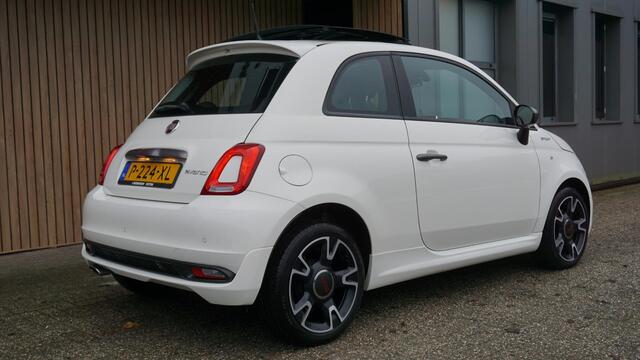Fiat 500 1.0 70pk 3Drs Hybrid Sport Schuif/kantel Panoramadak Sportstoelen 16inch LM Virtual *NL auto* 40842km!