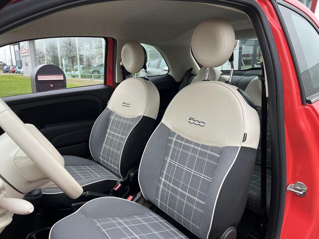 Fiat 500 1.2 Lounge | Apple Carplay & Android Auto | Airco | 4 cilinder | Licht- en regensensor