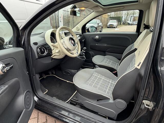 Fiat 500 1.2 Lounge / Pano-dak / Clima / Lmv / Cruise