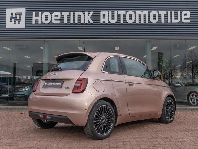 Fiat 500 3+1 La Prima 42 kWh | Rose Gold | Dealer onderhouden | Camera