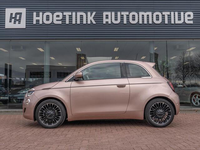 Fiat 500 3+1 La Prima 42 kWh | Rose Gold | Dealer onderhouden | Camera