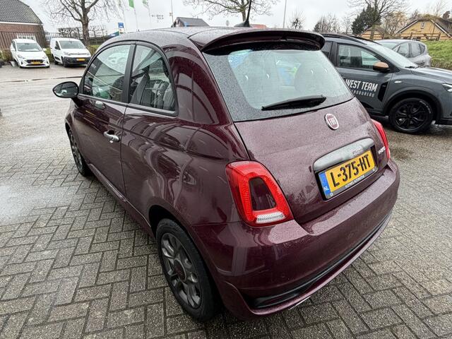 Fiat 500 1.0 Hybr. Sport, Zijskirt, 16"inch, Carplay, PDC