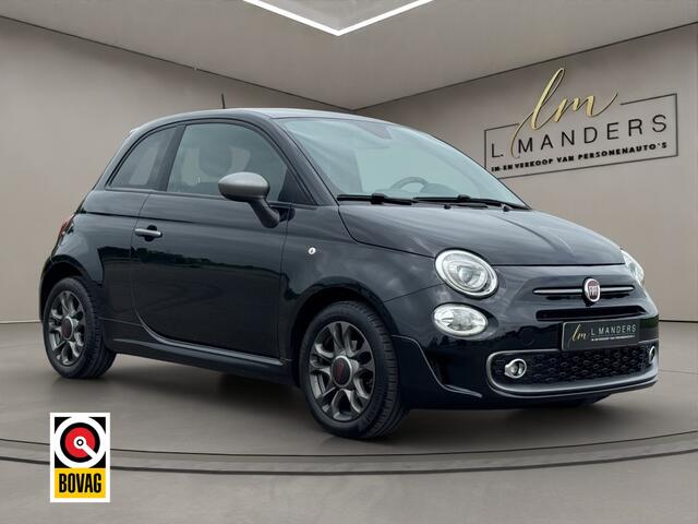 Fiat 500 0.9 TwinAir Turbo Sport 2019 ZWART | Apple CarPlay | Cruise Cont