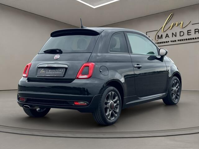 Fiat 500 0.9 TwinAir Turbo Sport 2019 ZWART | Apple CarPlay | Cruise Cont