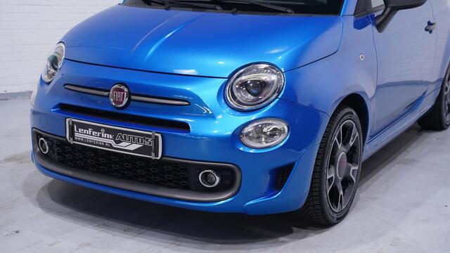 Fiat 500 1.2 Lounge panodak private-glas PDC-A climate-controle DAB Navigatie apple carplay bleutooth telefoon 16"-lmv