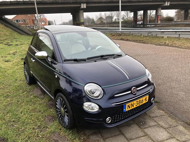 Fiat 500 TwinAir Turbo 105pk Riva NAVI|CLIMATE|LEER|SCHUIFDAK|PDC|16"