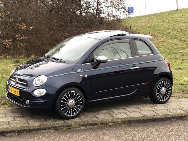 Fiat 500 TwinAir Turbo 105pk Riva NAVI|CLIMATE|LEER|SCHUIFDAK|PDC|16"