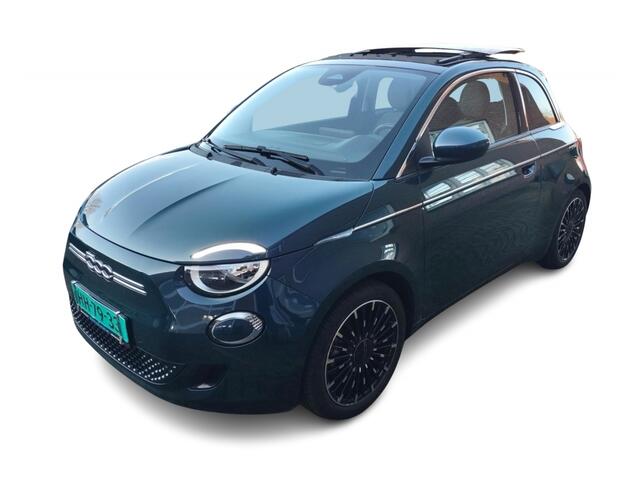 Fiat 500 E-2023 -42KW- Snelladen- Schuifkanteldak-meer....