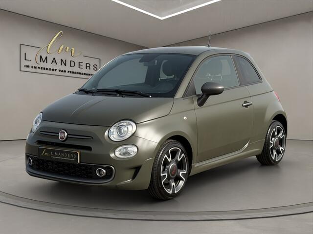 Fiat 500 0.9 TwinAir T Sport 2018 MAT GROEN | Apple CarPlay | Leder