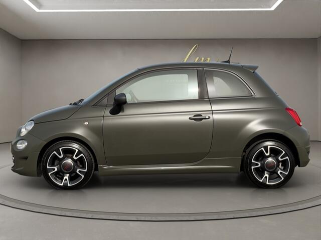 Fiat 500 0.9 TwinAir T Sport 2018 MAT GROEN | Apple CarPlay | Leder