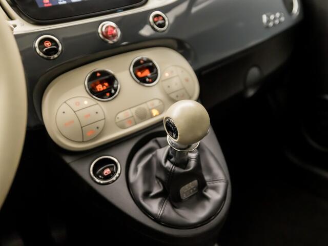 Fiat 500 1.0 Hybrid Sport (SCHUIFDAK, APPLE CARPLAY, VIRTUAL COCKPIT, CLIMATE, SPORTSTOELEN, GETINT GLAS, CRUISE, LEDER, NIEUWSTAAT)