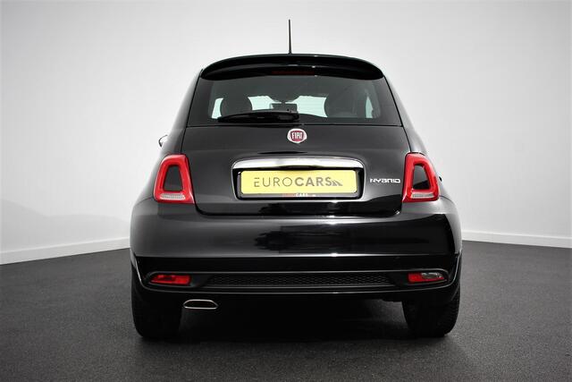Fiat 500 1.0 Hybrid Sport Connect Navigatie Apple Carplay/Android Auto Half Lederen Bekleding Airco Dab Led Cruise Control Lichtmetalen Velgen