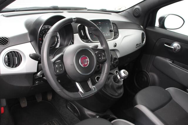 Fiat 500 1.0 Hybrid Sport Connect Navigatie Apple Carplay/Android Auto Half Lederen Bekleding Airco Dab Led Cruise Control Lichtmetalen Velgen