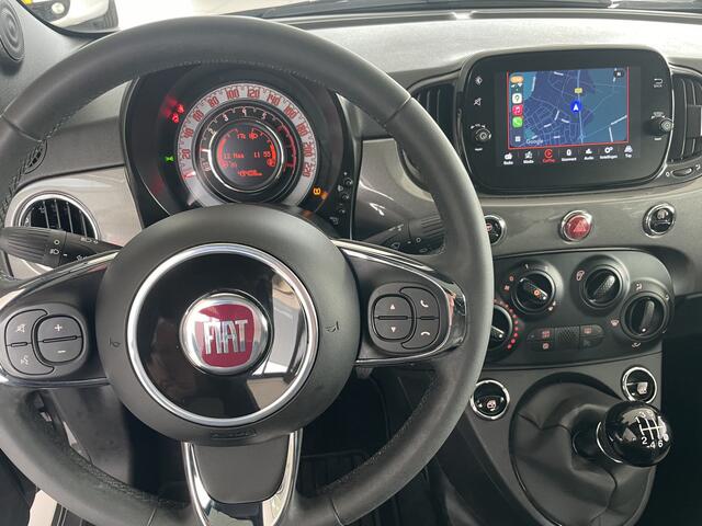 Fiat 500 1.0 Hybrid Dolcevita Airco - Apple carplay - Panoramadak - Parkeersensor achter - Cruise control - navigatiesysteem - Licht metalen velgen 15 inch - Elektrische ramen voor - Bluetooth - Start/stop systeem - Stuur