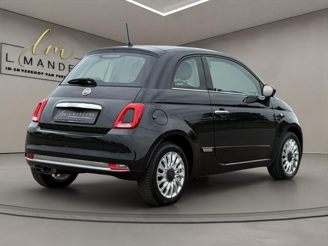 Fiat 500 1.2 Lounge 2019 ZWART | Panoramadak | Apple CarPlay | Benzine |