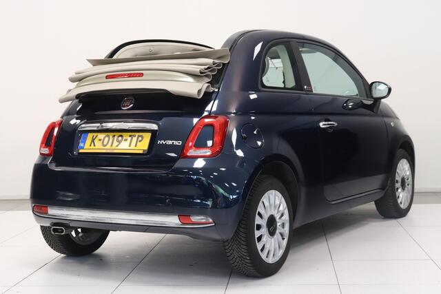 Fiat 500 1.0 Hybrid Cult Cabrio | Airco | Cruise control | AppleCarplay AndroidAuto Navigatie |