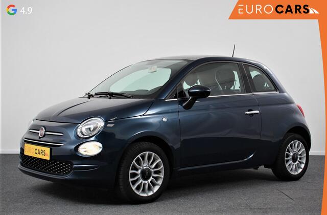 Fiat 500 1.2 Lounge Navigatie Climate Control Lederen Bekleding Panoramadak Cruise Control Bluetooth Parkeersensoren Lichtmetalen velgen