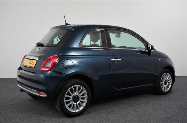 Fiat 500 1.2 Lounge Navigatie Climate Control Lederen Bekleding Panoramadak Cruise Control Bluetooth Parkeersensoren Lichtmetalen velgen