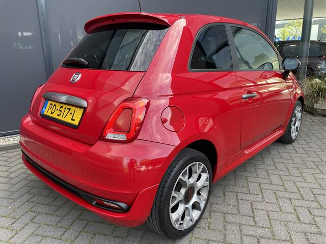 Fiat 500 0.9 TwinAir Turbo Sport Airco - U-connect - Navigatiesysteem - Bluetooth - Cruise control - Elektrische ramen voor - Extra getint glas achter - Licht metalen velgen 16 inch - Mistlampen voor - Radio - Start/stop sys