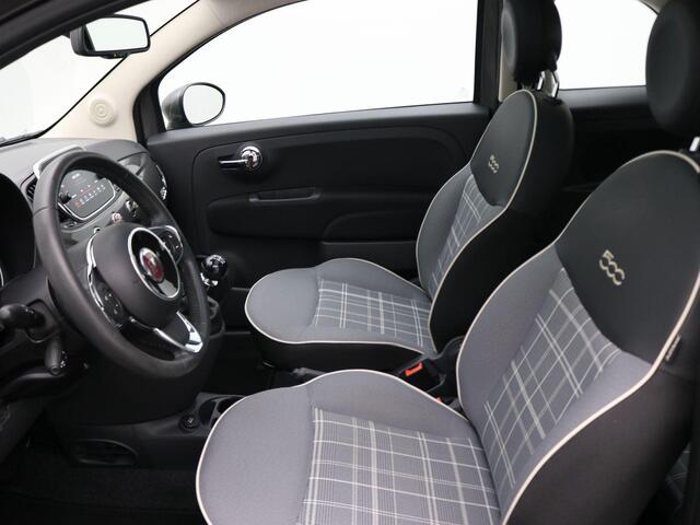 Fiat 500 0.9 TwinAir Turbo Lounge / Cruise Control / Airco / Navigatie / DAB / Bluetooth / Multifunctioneel Stuurwiel / Parkeersensoren / Glazendak / Historie Bekend