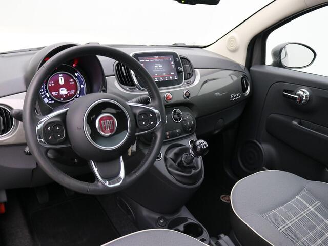 Fiat 500 0.9 TwinAir Turbo Lounge / Cruise Control / Airco / Navigatie / DAB / Bluetooth / Multifunctioneel Stuurwiel / Parkeersensoren / Glazendak / Historie Bekend