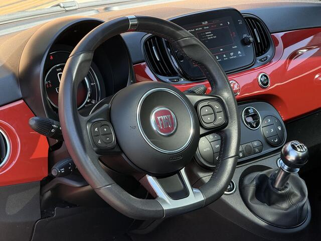 Fiat 500 1.0 Hybrid Sport Panodak / Telefoon / Cruise / Leer