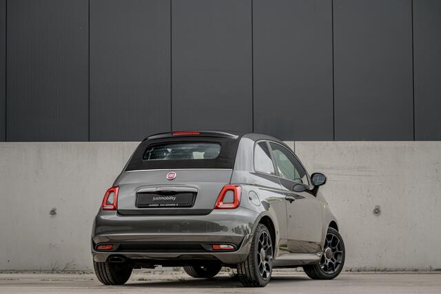 Fiat 500 0.9 TwinAir S Cabrio, Facelift, Cruise, Scherm, PDC