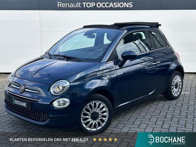 Fiat 500 Cabrio 1.2 Lounge | Carplay | Historie | 15' Velgen | Cruise Control | Parkeersensoren Achter