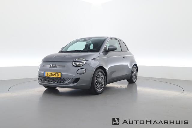 Fiat 500 42 kWh | SOH 95 % | Navi by App | Camera | Apple CarPlay | Stoelverw. | Keyless | Dodehoekdet.