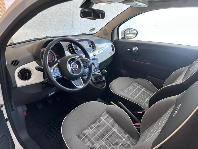 Fiat 500 0.9 TwinAir Turbo Lounge Zonnedak | Parkeersensoren | Navi
