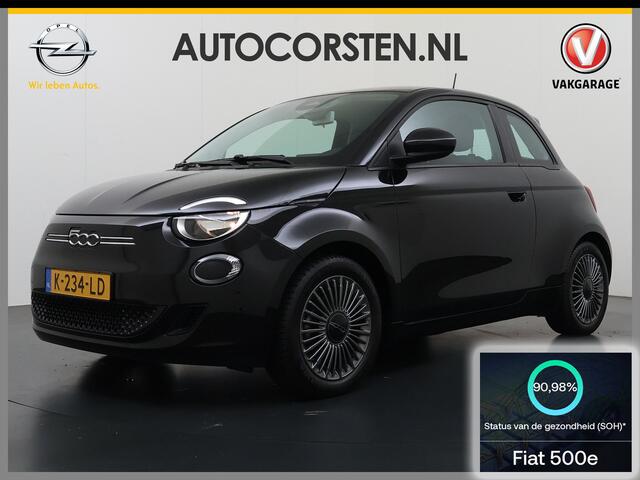 Fiat 500 Icon Long Range 42kWh SOH 91% Apple Carplay Android Auto Navi Ecc Cruise Control Pdc Keyless DAB Led Lmv Bluetooth Isofix Wifi Lane Assist Regen-Lichtsensor Grote Accu 1e Eigenaar Origineel Nederlandse Auto
