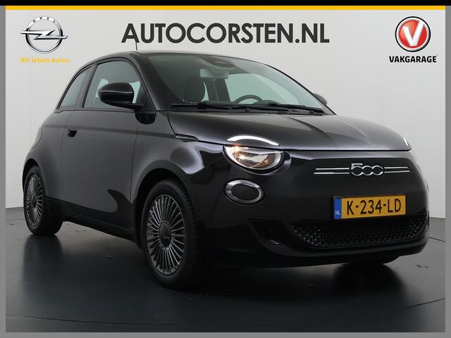 Fiat 500 Icon Long Range 42kWh SOH 91% Apple Carplay Android Auto Navi Ecc Cruise Control Pdc Keyless DAB Led Lmv Bluetooth Isofix Wifi Lane Assist Regen-Lichtsensor Grote Accu 1e Eigenaar Origineel Nederlandse Auto