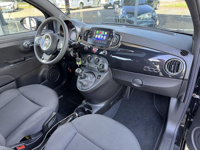 Fiat 500 1.0 Hybrid Dolcevita | Apple Carplay | Android Auto | Origineel Nederlands | Panoramadak | Cruise Control | Airconditioning | Parkeersensoren | 15" Lichtmetaal | DAB | Elektrische Spiegels |