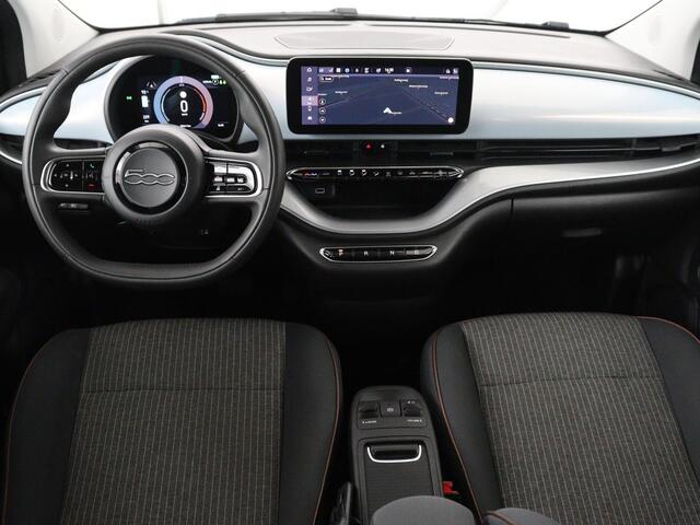 Fiat 500 Cabrio Icon 42 kWh | SOH 90,5 | 3 Fase | Adaptive cruise | Camera | Carplay | DAB | Climate control | Stoelverwarming | Navi. Full map |